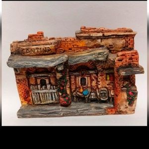 Rare Miniscapes Collection 3D Intricate Cantina Refrigerator Magnet.